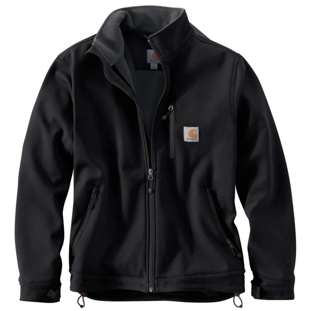 Carhartt 102199 Rain Defender Relaxed Fit Heavyweight Softshell Jacket in black